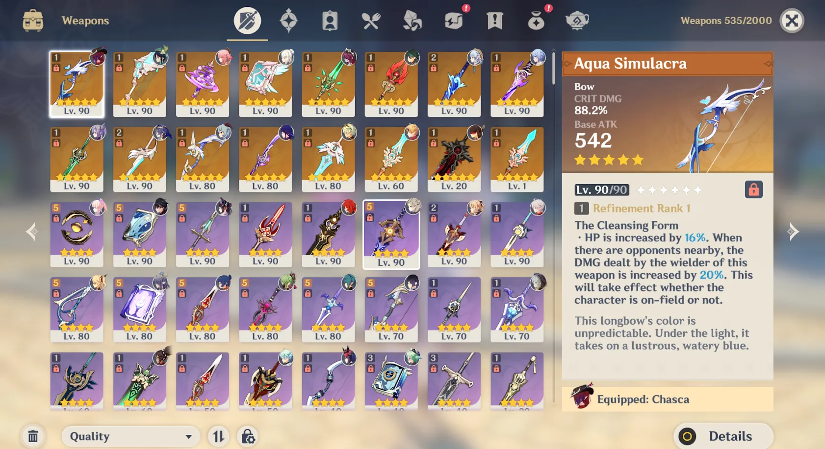 GI992 High-End AR60 Lauma C1 Ayato C6 Diluc C6 Yelan C1 Whale Account 